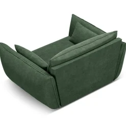 Fauteuil Vanda vert bouteille - 128x100x85 cm