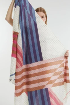 Foulard Shibuya Rose 100 X 190Cm