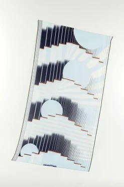 Foulard Soleil Marine 100 X 190Cm