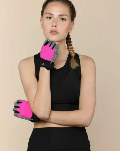 Gants de Musculation rose/noir