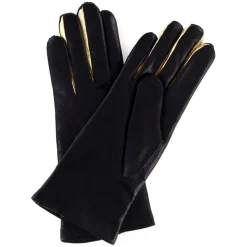 Gants en Cuir d'Agneau doublure Laine Heritage Valois bleu nuit