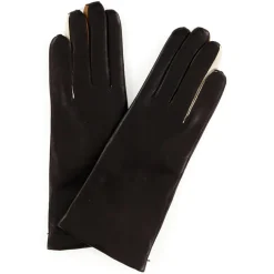 Gants en Cuir d'Agneau doublure Laine Heritage Valois bruns