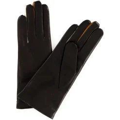 Gants en Cuir d'Agneau doublure Laine Heritage Valois bruns