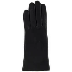 Gants en Cuir d'Agneau doublure Laine Victoire noirs