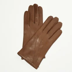 Gants en Cuir d'Agneau Waves taupe
