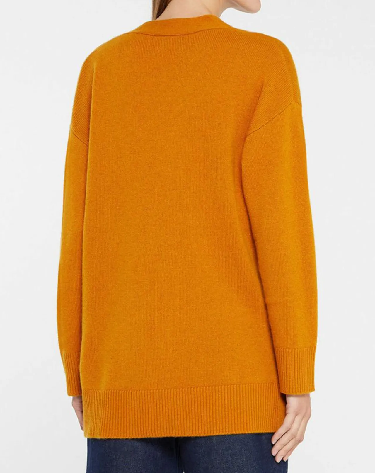 Gilet 100% Cachemire Dira orange