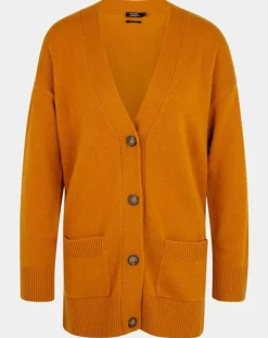 Gilet 100% Cachemire Dira orange