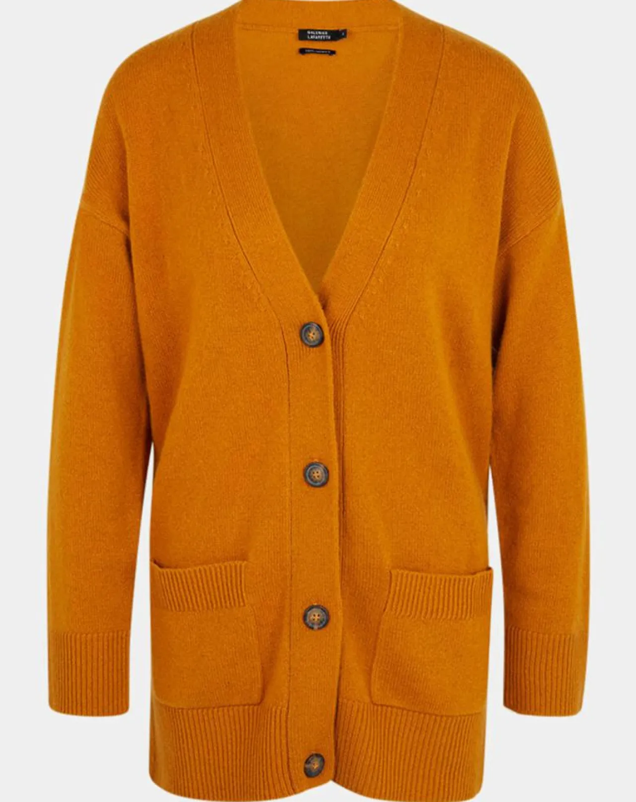 Gilet 100% Cachemire Dira orange