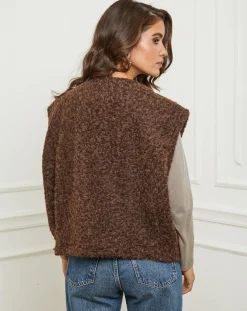 Gilet Alice choco