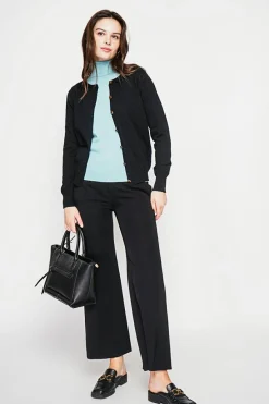 Gilet col ras du cou noir