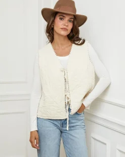 Gilet Diane beige