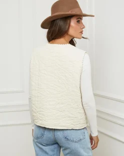 Gilet Diane beige