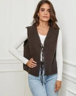 Gilet Diane choco
