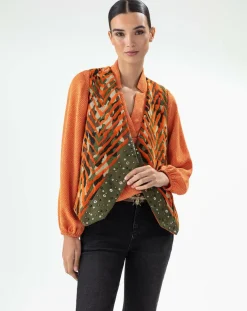 Gilet Embleme patchwork