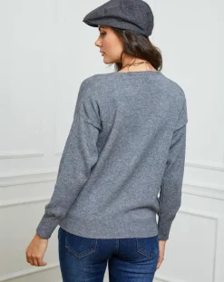 Gilet en Cachemire mélangé Laura gris