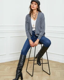 Gilet en Cachemire mélangé Laura gris