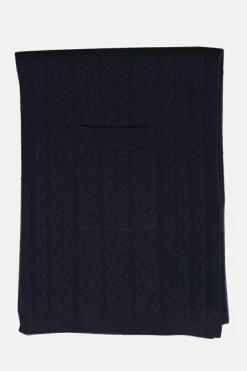 Gilet en Cachemire mélangé grand col noir