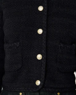 Gilet en Coton & Laine Giuda nuit