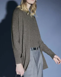 Gilet en Laine & Cachemire Susan gris foncé