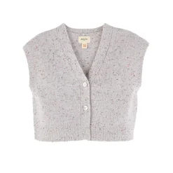 Gilet en Laine mélangée Gasmy gris/multicolore