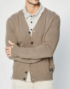 Gilet en Laine mélangée Tailored marron clair