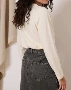 Gilet en Laine mélangée Tim écru