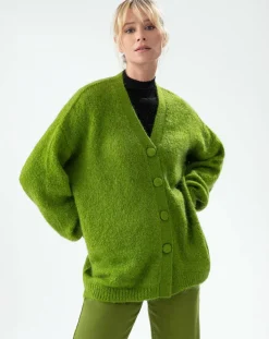 Gilet en Laine mélangée Victoria bambou