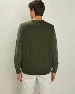 Gilet en Laine mélangée Vince armée