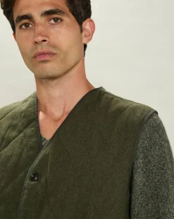Gilet en Laine mélangée Vince armée