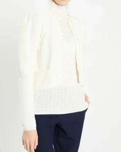 Gilet Gabrielle blanc