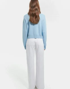 Gilet Gwendoline bleu ciel