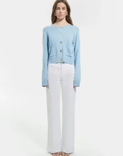 Gilet Gwendoline bleu ciel