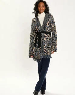 Gilet Long Store indigo