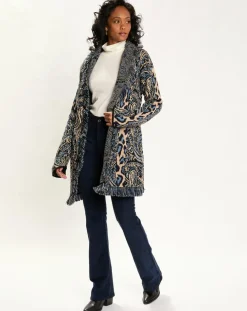 Gilet Long Store indigo