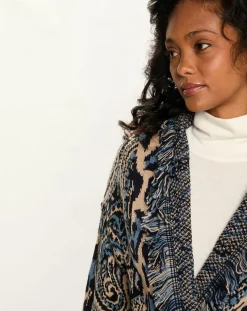 Gilet Long Store indigo