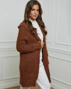 Gilet Lucie tabac
