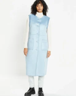 Gilet réversible en Fausse Fourrure 373 Mont bleu