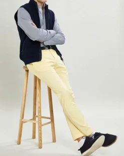 Gilet réversible sans manches bleu marine