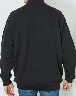 Gilet zippé 100% Laine Aston Martin Racing noir