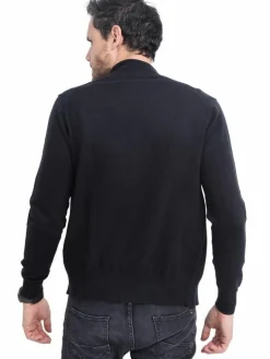 Gilet zippé classique noir