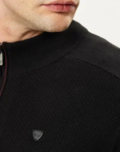 Gilet zippé Dinar noir