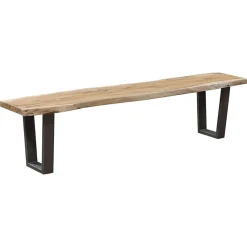 Grand banc bois acacia forest brut - 190x36x46 cm