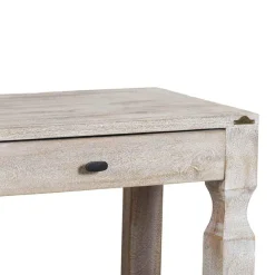 Grande console bois hampton marron - 147x41x76 cm