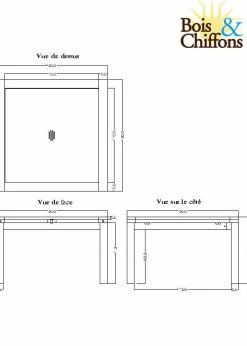 Grande table à manger carréé allonge 130 Acacia Gordon Marron - 130x130x78 cm