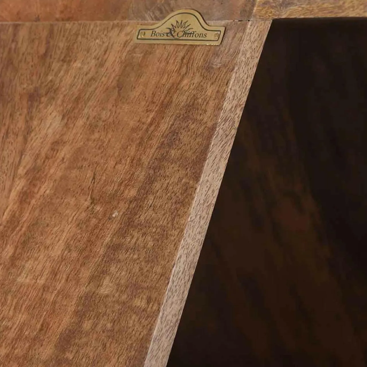 Grande étagère hexagonale offre m&m naturel - 111x40x168 cm