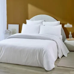 Housse de couette 100% Flanelle de Coton blanche