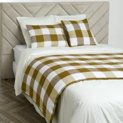 Housse de coussin 100% Lin Palma citrus - 40x60 cm