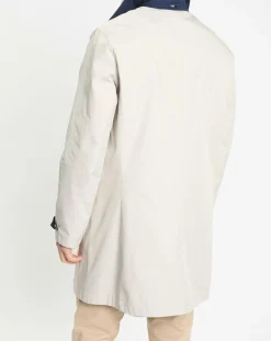 Imperméable réversible beige/ bleu