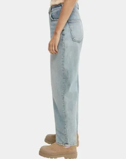 Jean 100% Coton Bio Ballon bleu clair