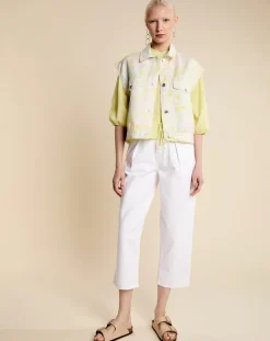 Jean 100% Coton Bio Pram blanc